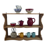 Wooden shelf