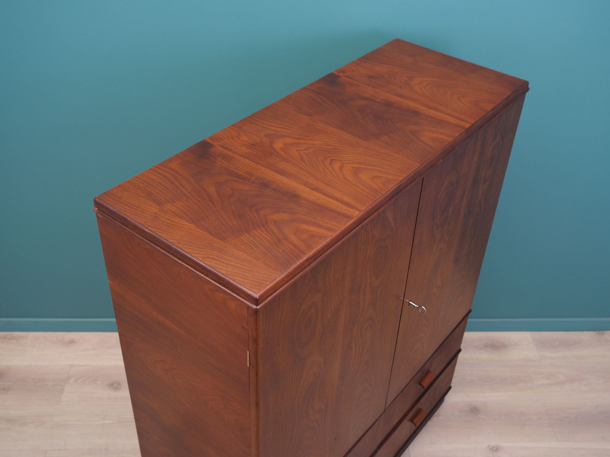Mahogany wardrobe, Danish design, 1970s, production: Denmark