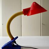 Articulated Memphis style clamp lamp