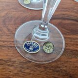 6verres anciens bohemia en cristal