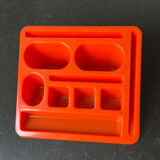 Orange desktop organizer