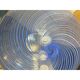 Contemporary Murano Style Blue Swirling Murano Glass Table Lamp