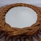Italian Rattan Mirror, 1960s
