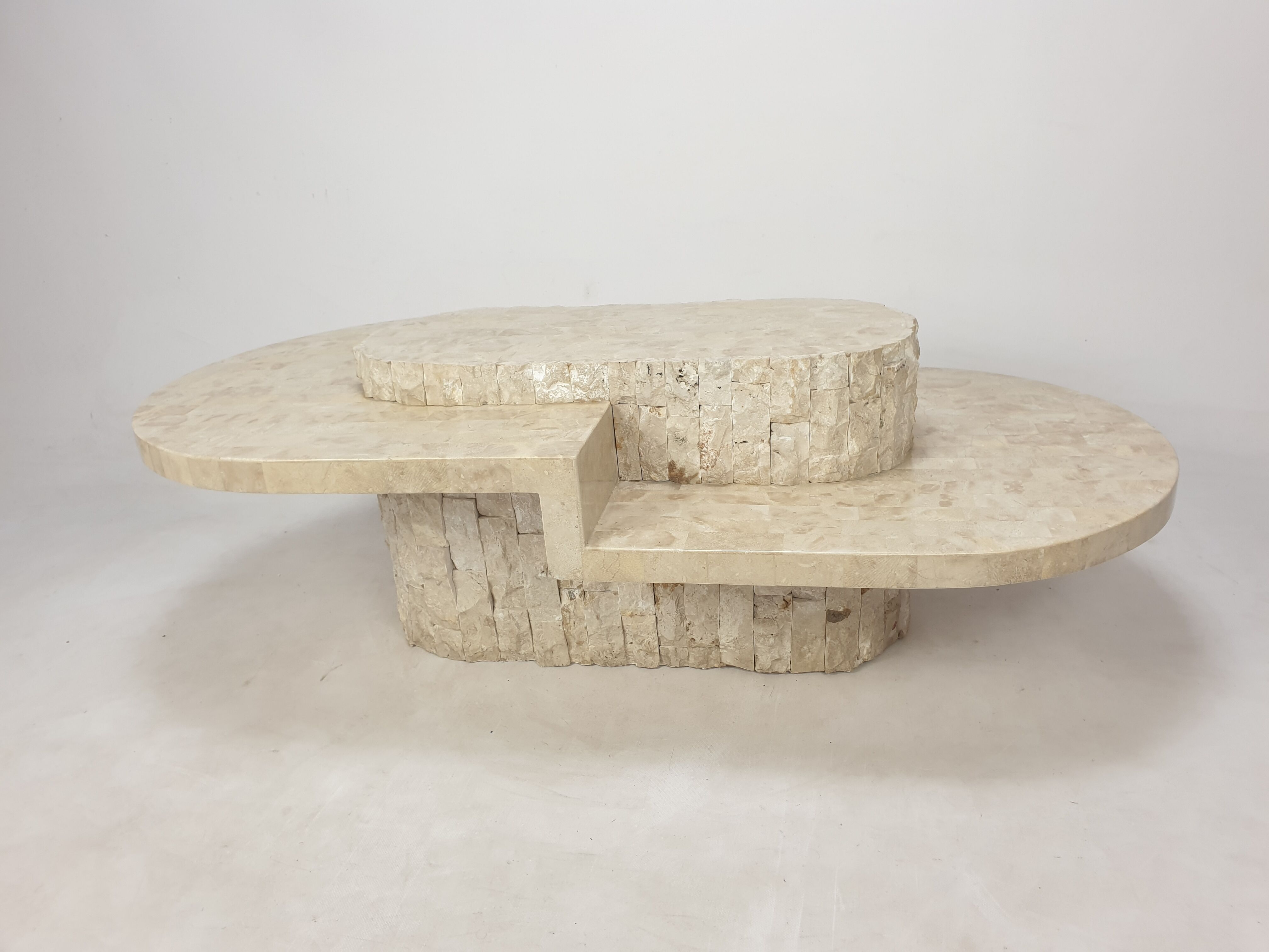 Magnussen Ponte Mactan Stone Coffee Table, 1980s
