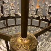 Lustre italien en cristal, années 1940