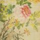 Asian bamboo screen, painted rice straw