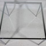 1960s Mid-Century  Coffee Table Chrome and Glass