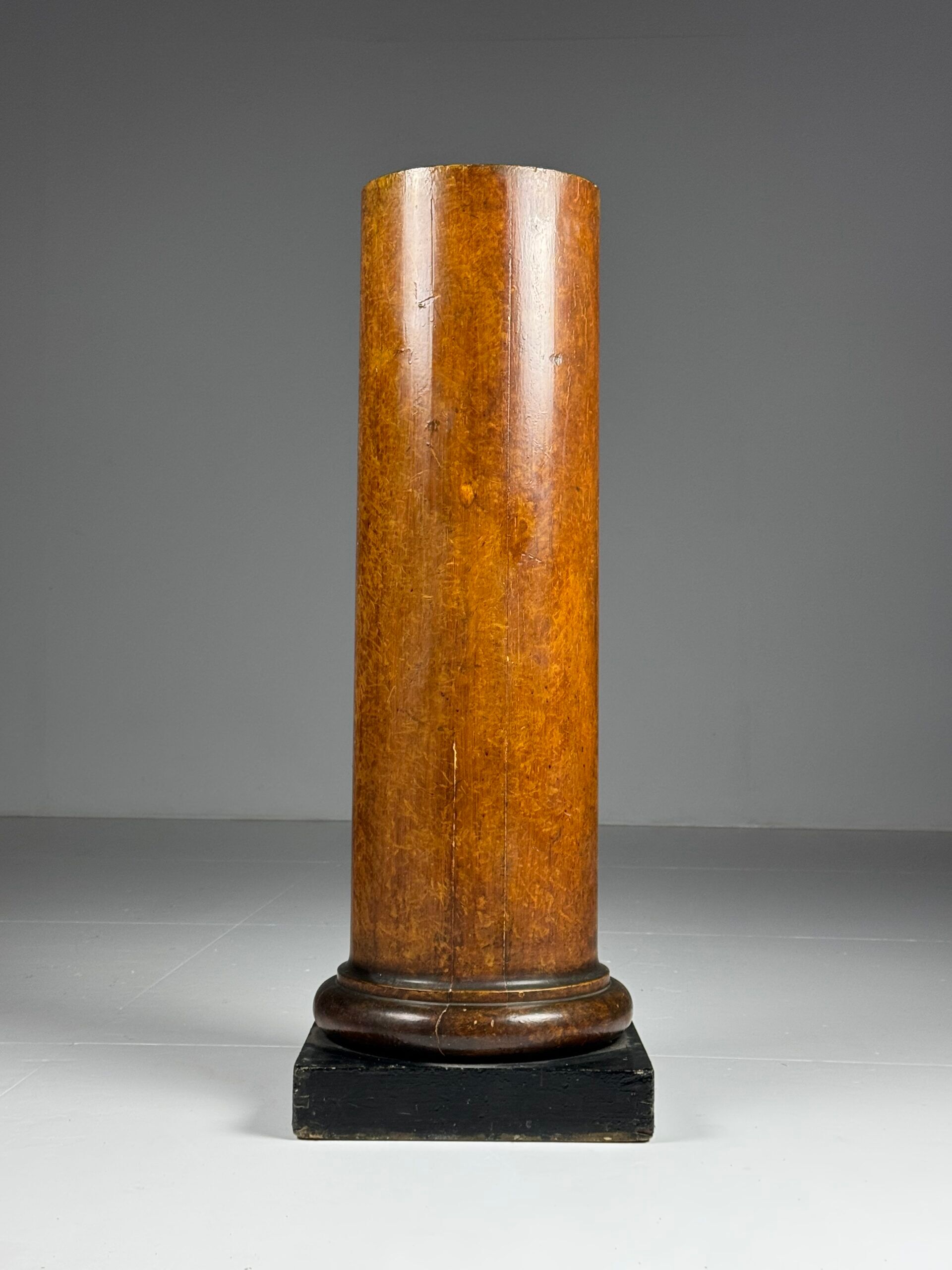 Faux bois column 19th century