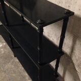 Napoleon III style blackened wooden shelf