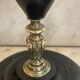 Pair of marble and brass candlesticks circa 1860
