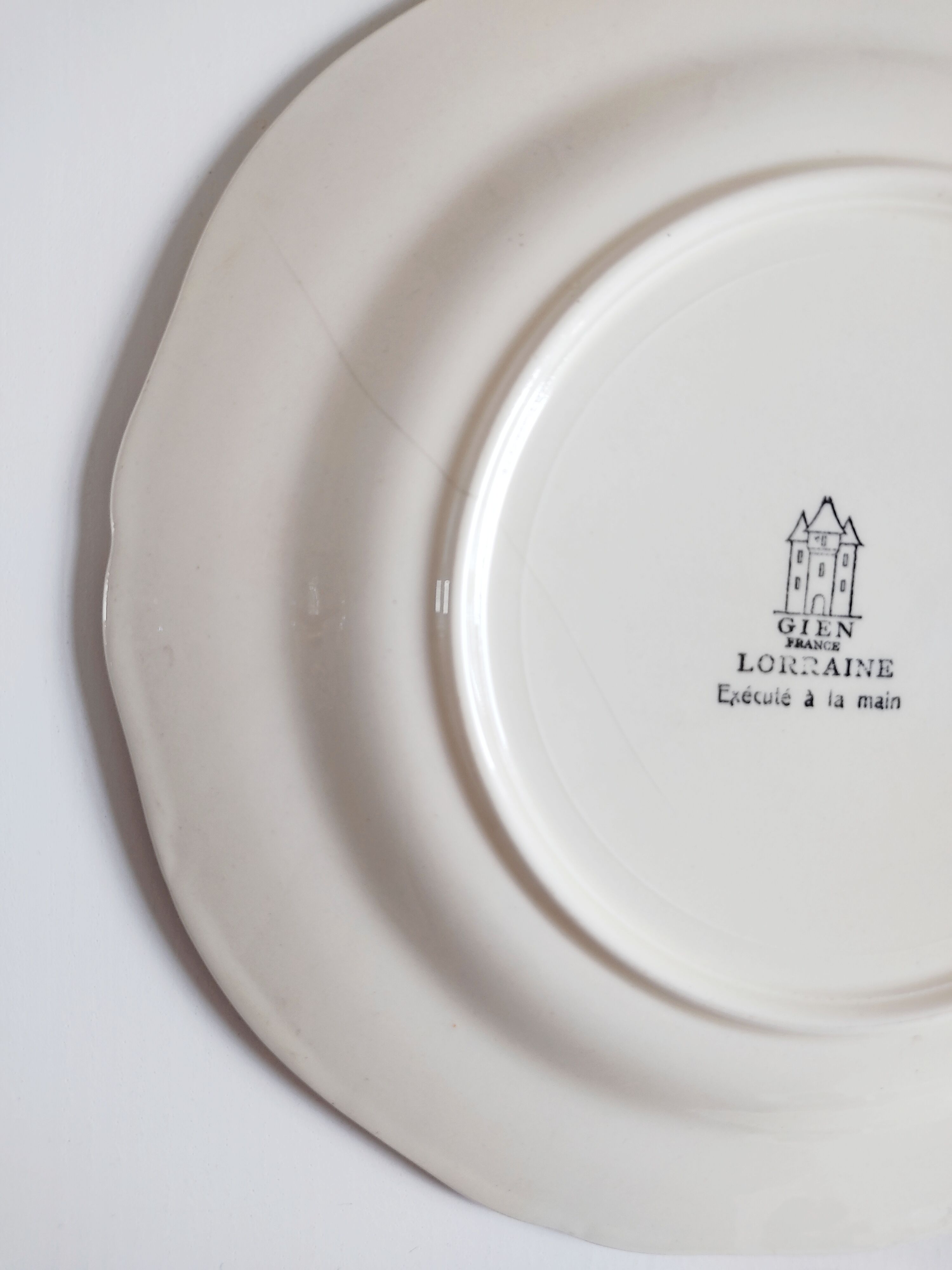 Pair of Gien plates