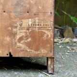 Italian Brown and Burgundy Lacquered Display Cabinets, 1890s, Set of 2