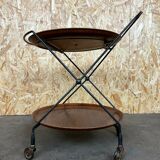 60s 70s teak serving trolley Jie Gantofta String Serving Trolley Sweden 60s