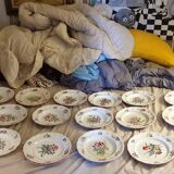 Earthenware plates luneville
