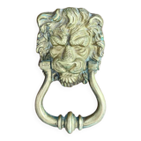 Bronze lion door knocker