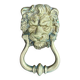 Bronze lion door knocker