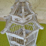 Wooden birdcage