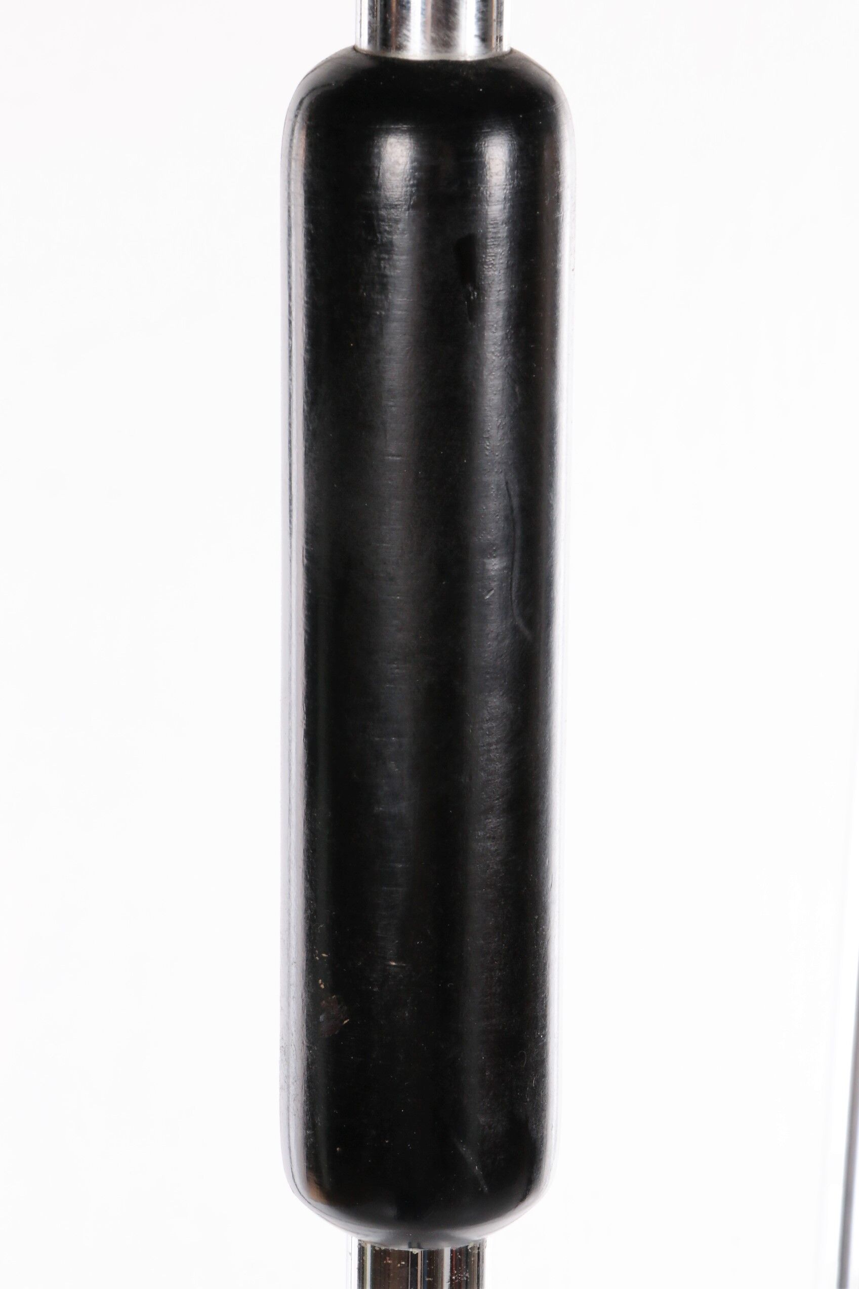 Porte-manteau en travertin chromé architectural italien années 1960