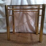Smoked glass side table
