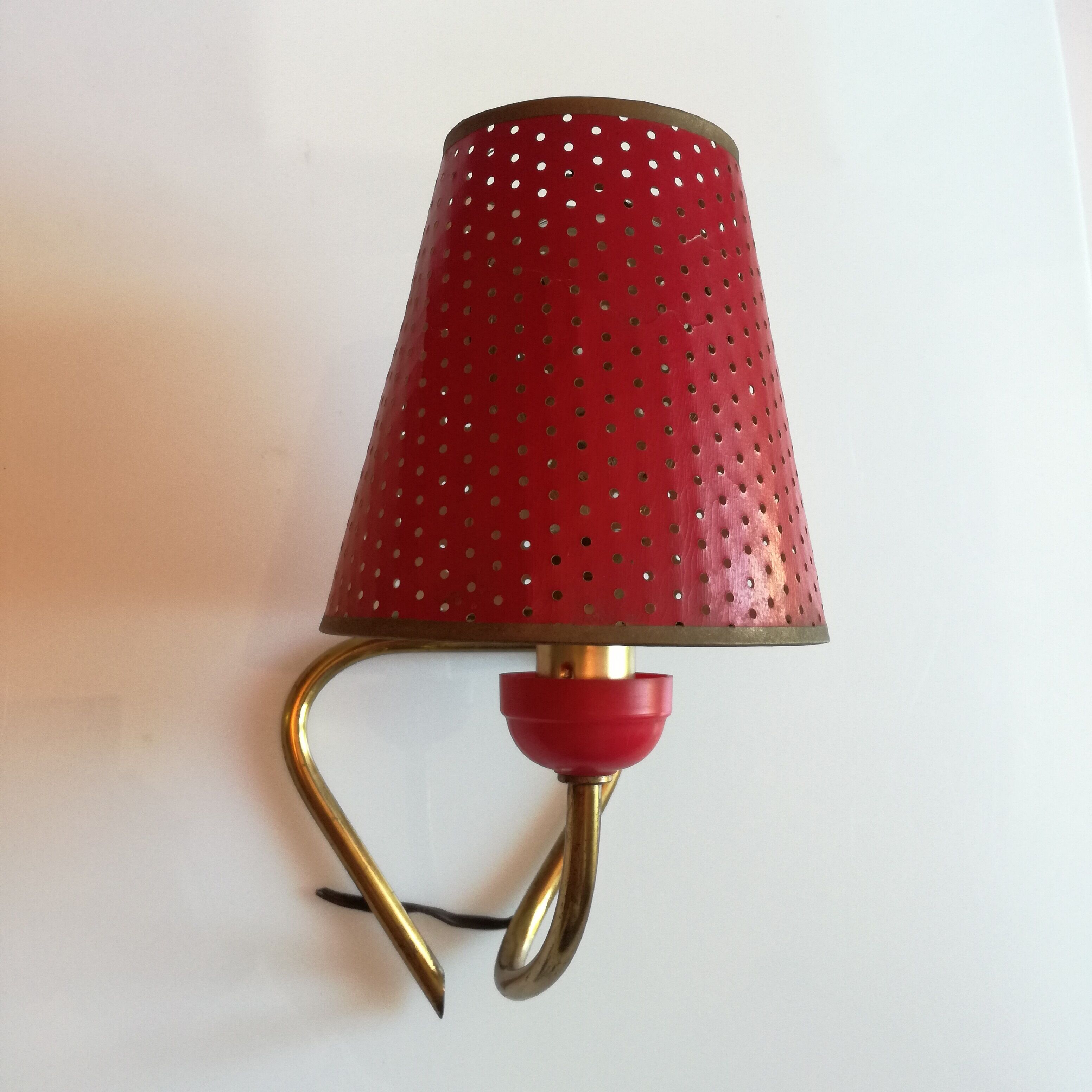 Golden wall lamp 1960
