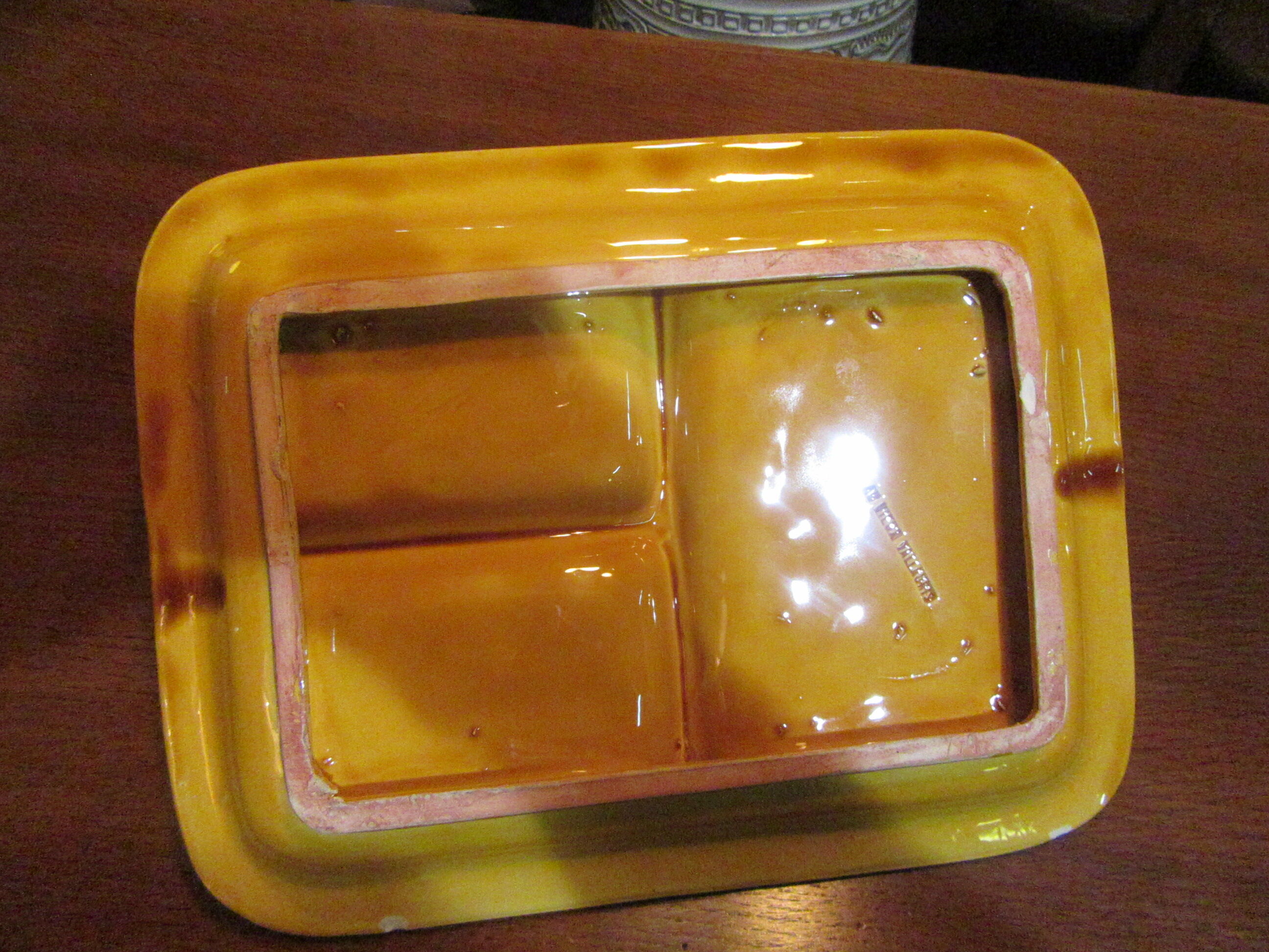 Old ceramic dish vallauris