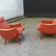 Chair 50s vintage Red