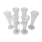 6 allain Guillot champagne flutes