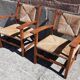 Paire de fauteuils paille (Josep Torres Clavé, 1936)