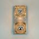 no. 1 of 2 mid century peill & putzler SCONCE with 2 glass cubes 60s/70s