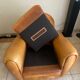 Leather club armchair