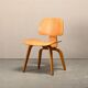 Charles and Ray Eames Early DCW Ash Plywood Dining Chair for Herman Miller