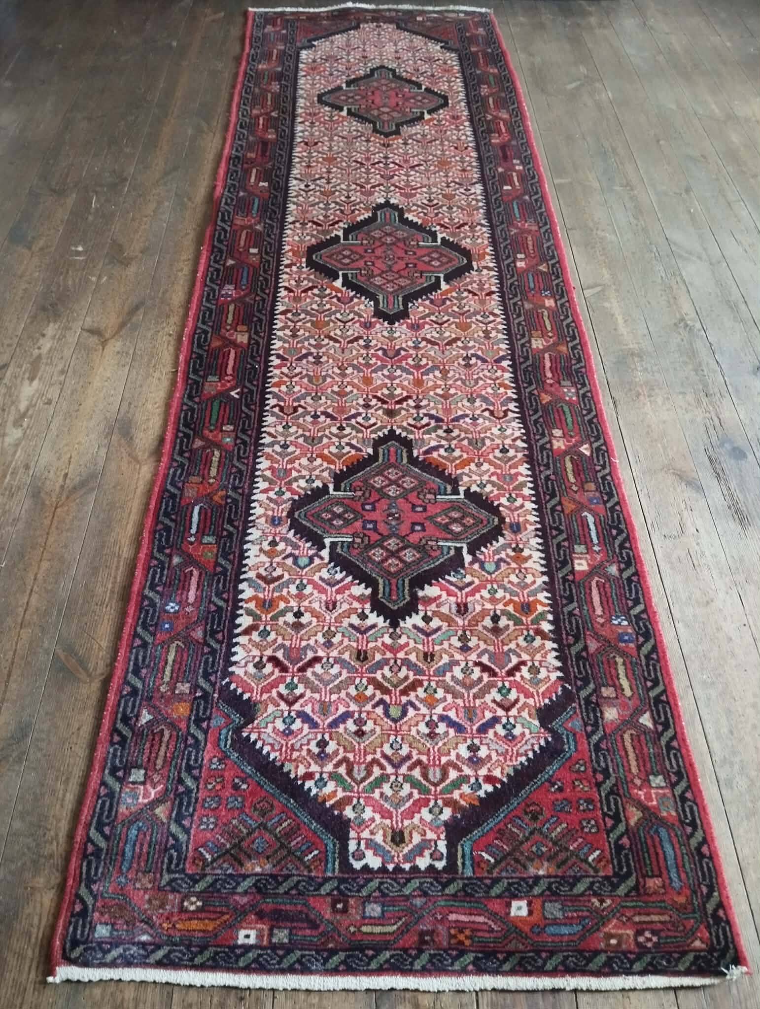 Tapis de coulioiur Persan Abadeh 277x81cm