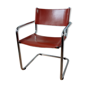Leather armchair from the 70