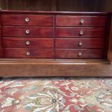 Louis Philippe two-body bookcase