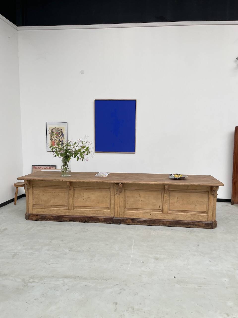 XXL oak and pine counter 350cm