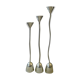 Set of 3 candlesticks designer Rolf Nestler