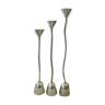 Set of 3 candlesticks designer Rolf Nestler