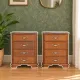 Vintage bedside table in Empire / Art Deco style