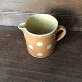 Rustic polka dot pot