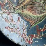 Large hollow ceramic dish signed Salamò La Bisbal (Spain)