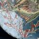 Grand plat creux en céramique signé Salamò La Bisbal (Espagne)