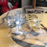 Set of 4 new Lorraine Crystal glasses