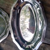 Small vintage platters and presentation forks