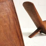 Pair of wooden chairs Palabre