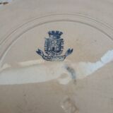 4 flat plates "thistles" from gien