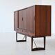 Sofus Jorgensen cross-leg highboard in rosewood Nyrup Denmark 1960