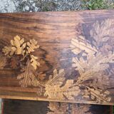 Tables with vegetable decoration, art nouveau period 1900 signed, Émile Galle