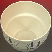 Ceramic pot cover with vegetable decoration sign (paul) milet sevres ø 19 cm h 15