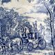 Set of 12 Myott dinner plates - Royal Mail - English Staffordshire earthenware