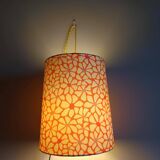 Custom-made vintage 1970s flower pendant light